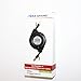 Tera Grand - Premium Cat-7 10 Gigabit Ethernet Retractable Cable for Modem Router LAN Network Playstation Xbox, 1.5Meter (4.9 Ft.) in Retail Package