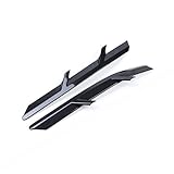 Justautotrim Carbon fiber look Cover trims Accessories Front Fender Side Body Vent for 2014 2015 2016 2017 2018 Chevrolet Corvette C7