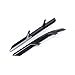 Justautotrim Carbon fiber look Cover trims Accessories Front Fender Side Body Vent for 2014 2015 2016 2017 2018 Chevrolet Corvette C7