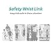 Reflective Anti Lost Wrist Link, Safety Wristband Walking Harness Leash with Lock for Toddlers, Babies & Kids(2.5m/ 1 Pack)