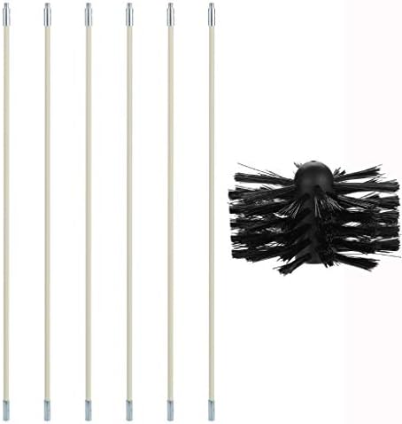 Chranto Lucky 7 Dryer Duct Cleaning Kit Lint Remover Extends Up to 12 Feet Synthetic Brush Head