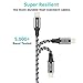 End Tip Unbreakable Cruel 4A Heavy Duty, Agvee 4 Pack 3FT 6FT 6FT 10FT / 1m 2m 3m Lightning Cable Set Braided Durable Knit Fast Ultra Long Cord to USB in Car Charging for Apple iPhone X 8 7 6S 6 iPad