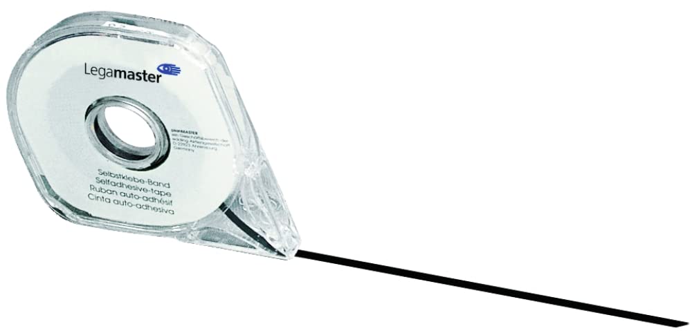 Legamaster Separation Tape Black - Width 1mm, 16 m for clear and easy lines on whiteboards or glassboards - easy removeable whiteboard tape — image 1