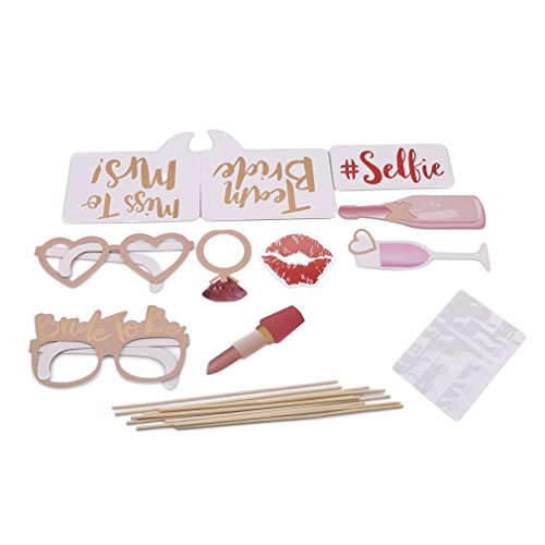 Meolin 10Pcs/set Wedding Photo Booth Props Funny Creative Photography Props with Sticks