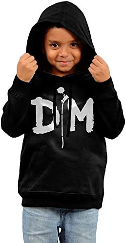 FGFD Kid's Alternative Rock Band DM Logo Boy's &amp; Girl's Hooded Sweatshirt Black Size 4 Toddler