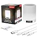 Night Light Bluetooth Speaker, Macrimo LED Night Lamp Touch Sensor Table Lamp Dimmable Warm White Light & 7 Color 3 brightnesses Changing with Alarm Clock/FM/TF Card Mode Gift for Women Teens Kids