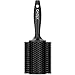 Xtava 55mm Natural Double Bristle Round Brush - Professional Soft Boar Bristle Brush for Women with Fine Thick or Curly Hair - Ideal for Blow Drying, Detangling, Volumizing, and Hair Styling