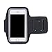 NVTED 2 PCS Sport Armband, Armband and Arm Pocket, Water Resistant Running Armband Arm Pag Multifunctional Pockets, for All 3.5~5.8” Smartphone (Black)