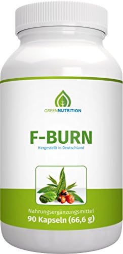 Green Nutrition | F-Burn | High Dosage - 90 Capsules - 100% Natural