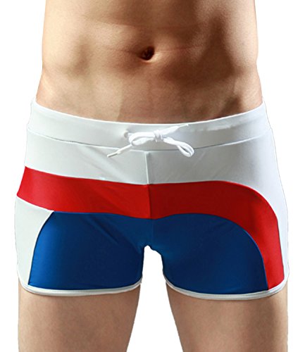 Zengvee men swim trunks surfing swimwear brief swimsuit…