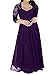 Nemidor Women's Deep- V Neck Sleeveless Vintage Plus Size Bridesmaid Formal Maxi Dress