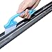 Rienar 2pcs Window Track Cleaning Brushes, Hand-held Groove Gap Cleaning Tools Door Track Kitchen Cleaning Brushes Set(Blue) primary