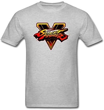 VinDT Men's Street Fighter V 5 Game T-Shirts Size XXXL Grey