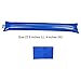 Furry Sunny Bam Bam Thunder Sticks Inflatable Cheer Sticks Blow Bar Inflatable Boom Sticks Noisemakers Stick Basketball Football Noisemakers Party Favors 60 Pack(Blue)