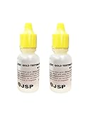 2 Bottles 10K Gold Metal Test Acid Karat Testing Liquid Solution Jewelry Tester