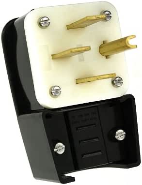 Leviton 060-09452-00P Clavija Angular Entrada Recta Industrial 50A 125