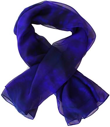 Nahari Silks 100% Silk Chiffon, 55"x 55", Adder Night