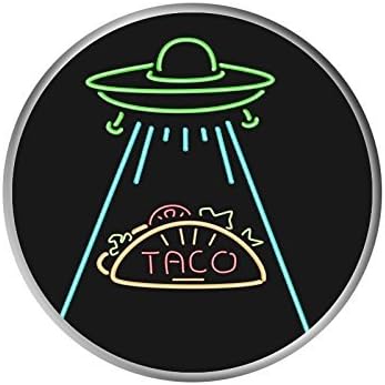Pop Funny Universal Expanding Grip Smartphones and Tablet - Taco Getting Abducted by Extraterrestrial Aliens