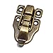 5 PCS Antique Brass Latch Hasps Decorative Bronze Vintage Locks with Screws for Jewelry Case Wooden Boxes Bronze (Height:2-3/8