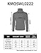 H2H Mens Elegant Long Sleeve Slim Fit Knitwear Warm Turtleneck Sweater Casual Navy US M/Asia L (KMOSWL0222)