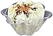 Healthcom 100 Packs 8 OZ Clear Plastic Ice Cream Sundae Bowls Cup s Disposable Dessert Bowls Flower Ice Cream Cup Holder Salad Serving Bowl for Tasting Party Appetizers