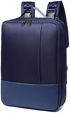 CustomHomme Men's Zipper Closure Daily Laptop Backpack One Size Navy