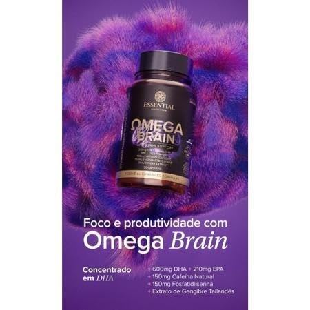 Ômega Brain Essential Nutrition 60 Cápsulas