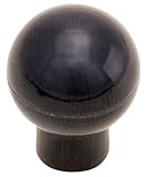 1 1/2 dia., 1/4-20 x 5/8 Tapped., Black Phenolic Plastic Ball Knob w/Shank (1 Each)