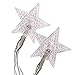 OATSBASF Star String Lights, Battery Operated Fairy Lights 17ft 50 LED Christmas Trees,Indoor,Outdoor,Wedding,New Year,Patio,Garden Decoration(Warm White,2Pack)