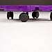 Cosom Scooter Board, 12 Inch Children's Sit & Scoot Board With 2 Inch Non-Marring Nylon Casters & Safety Guards for Physical Education Class, Sliding Boards with Safety Handles, Purple