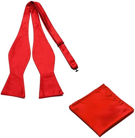100% Silk Mens Bow Tie Self Tie Bow Tie Set by Murong Jun | Great for a Wedding or Tuxedo