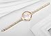 ETEVON Women's Quartz Simple Rose Gold Watch with Slim Bracelet, Fashion Watches for Women Ladies