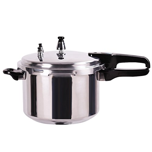Costway 6-Quart Aluminum Pressure Cooker Fast Cooker ...