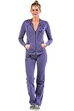 Vertigo Paris Women's Embroidered Tracksuit Jog Set