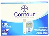 Bayer Contour  Blood Glucose, 100 Test Strips, Health Care Stuffs