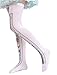 Hugme Womens cute alice in wonderland print lolita thigh-high stockings