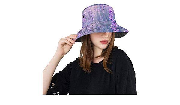 YSWPNA Big Bucket Hat Lavender Purple 