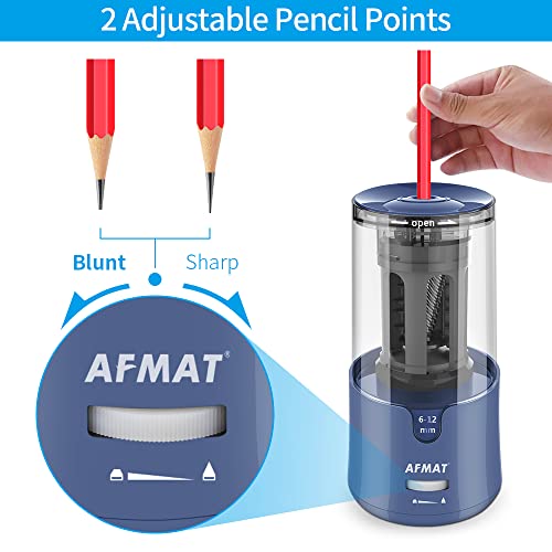 AFMAT Long Point Pencil Sharpener Electric Artist Pencil Sharpener, Art