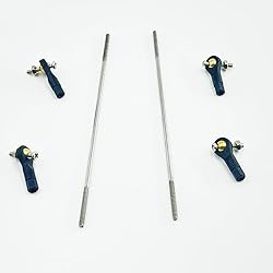 Gracilaria 2PCS RC Toy Push Rod Adjustable Tie Rods