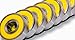 SupaFly Alpha Aggressive Skateboard LongBoard Roller Skate Bearings ­ Set of 8 - with Bonus Metal Carrying Case