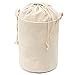 EZOWare Laundry Hamper, Collapsible Clothes Storage Basket for Kids Baby Nursery Bathroom, White, Small