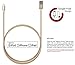 Volts 6.6-Ft Nylon Braided Lightning to USB Cable - Gold [Apple MFi Certified]