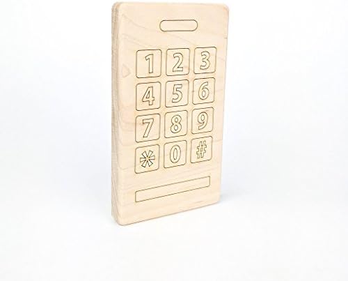Little Sapling Toys Baby Teether Wooden Phone