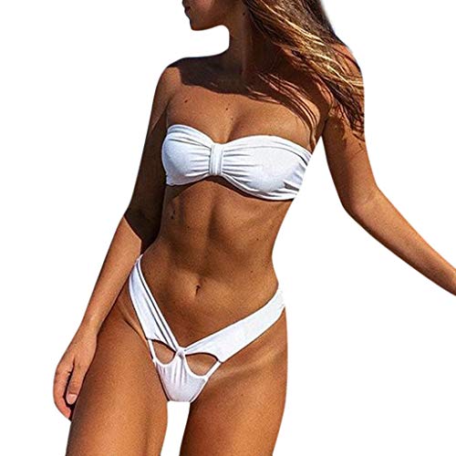 Giokfine Women Swimwear Beachwear Push up One Piece Bikini Swimsuit Bathing Suit