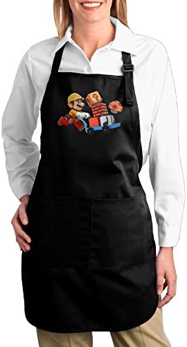 Mario Classic Color Amiibo Super Smash Bros Series Pocket Cooking Apron