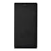 kwmobile Flip Case Compatible with Sony Xperia XZ/XZs - Smooth PU Leather Slim Folio Cover Phone Holder - Black