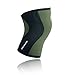 Rehband Rx Knee Support 7751 5mm - Large - Green - Expand Your Movement + Cross Training Potential - Knee Sleeve for Fitness - Feel Stronger + More Secure - Relieve Strain - 1 Sleeve