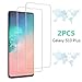 (2 Packs)Tempered Glass Screen Protector for Samsung Galaxy S10 Plus, Full Screen Coverage Screen Protector, 3D Curved Tempered Glass, HD Clear Anti-Bubble Film with Easy Installation.