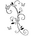RoomMates Scroll Sconce Peel And Stick Wall Decals With Bendable Butterfly Mirrors