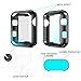 GELISHI Compatible with Apple Watch Screen Protector 42mm, Slim TPU All-Around Protective Case High Definition Clear Cover Compatible for Apple Watch Series 3/2/1 (Black)